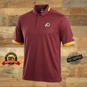 Reebok NFL Washington Redskins Mens Short Shirt Sleeve Polo, Burgundy, Sz 3XL